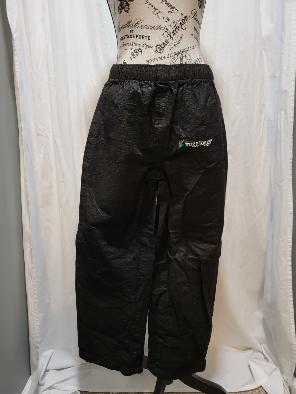 Frogg Toggs Black Waterproof Rain Pants